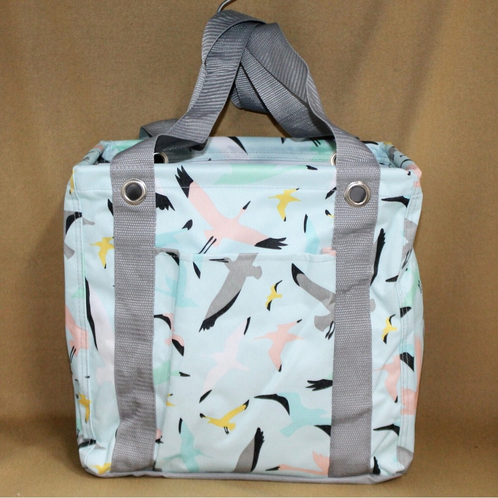 🆕 Thirty One Small Utility Tote Bag in FLIGHTS OF FANCY 🐦 - Picture 3 of 4